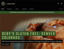 Tablet Screenshot of debysglutenfree.com